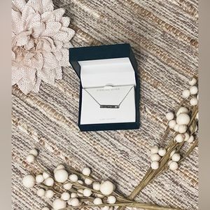 NWT | Boxed | Sterling Silver “Mom” Bar Necklace